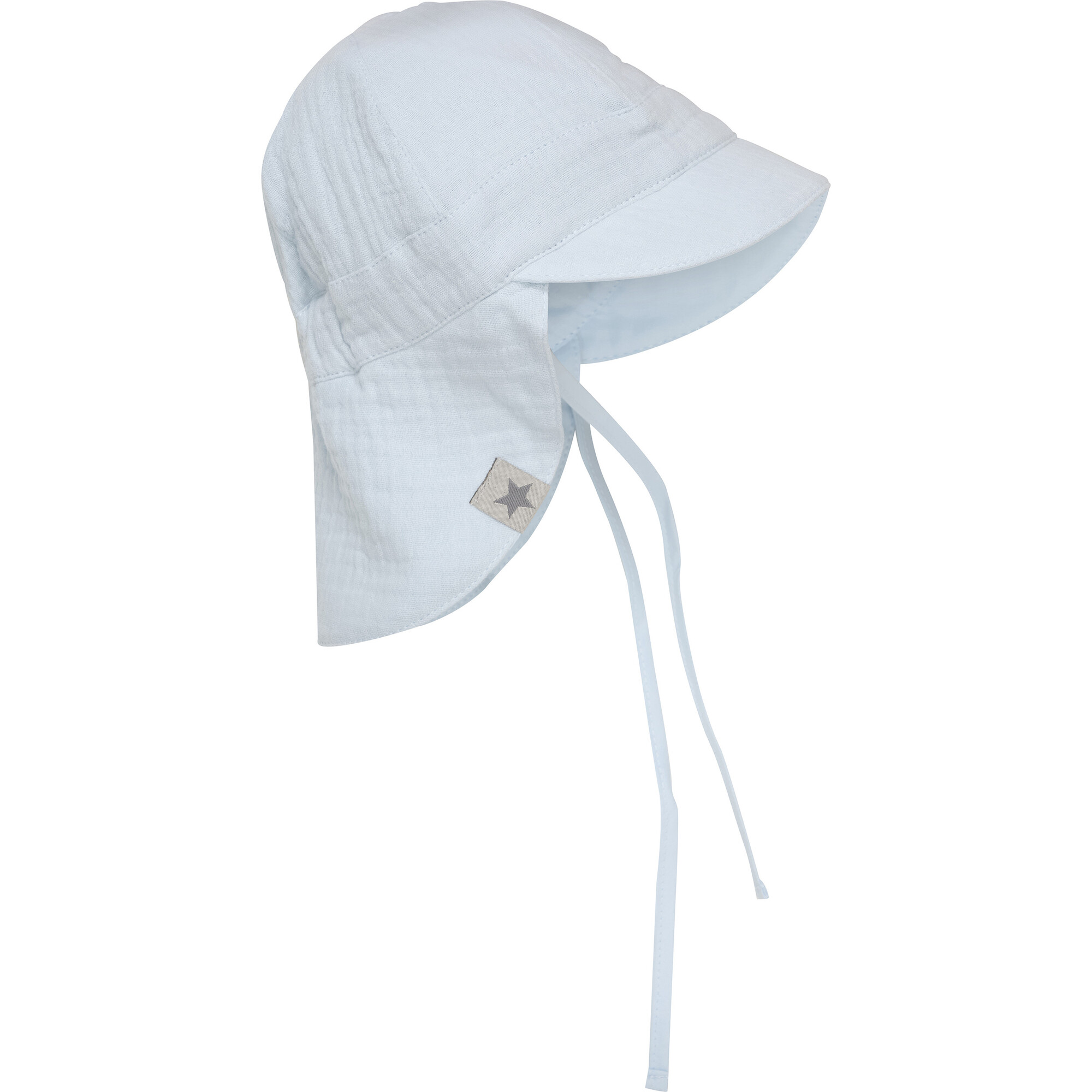 Muslin Cotton Summer Hat, Celestial Blue - Hats - 1