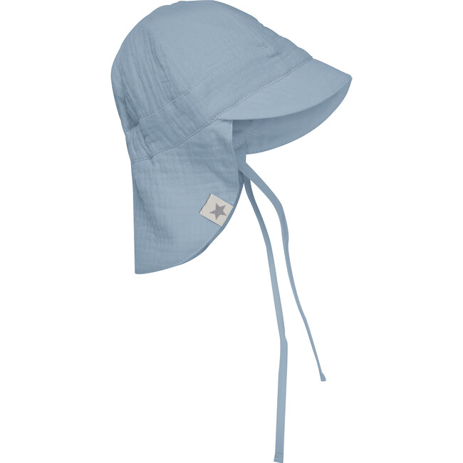 Muslin Cotton Summer Hat, Citadel Blue