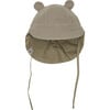 Muslin Cotton Small Ear Summer Hat, Silver Sage - Hats - 1 - thumbnail