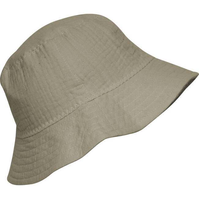 Muslin Cotton Bucket Hat, Silver Sage