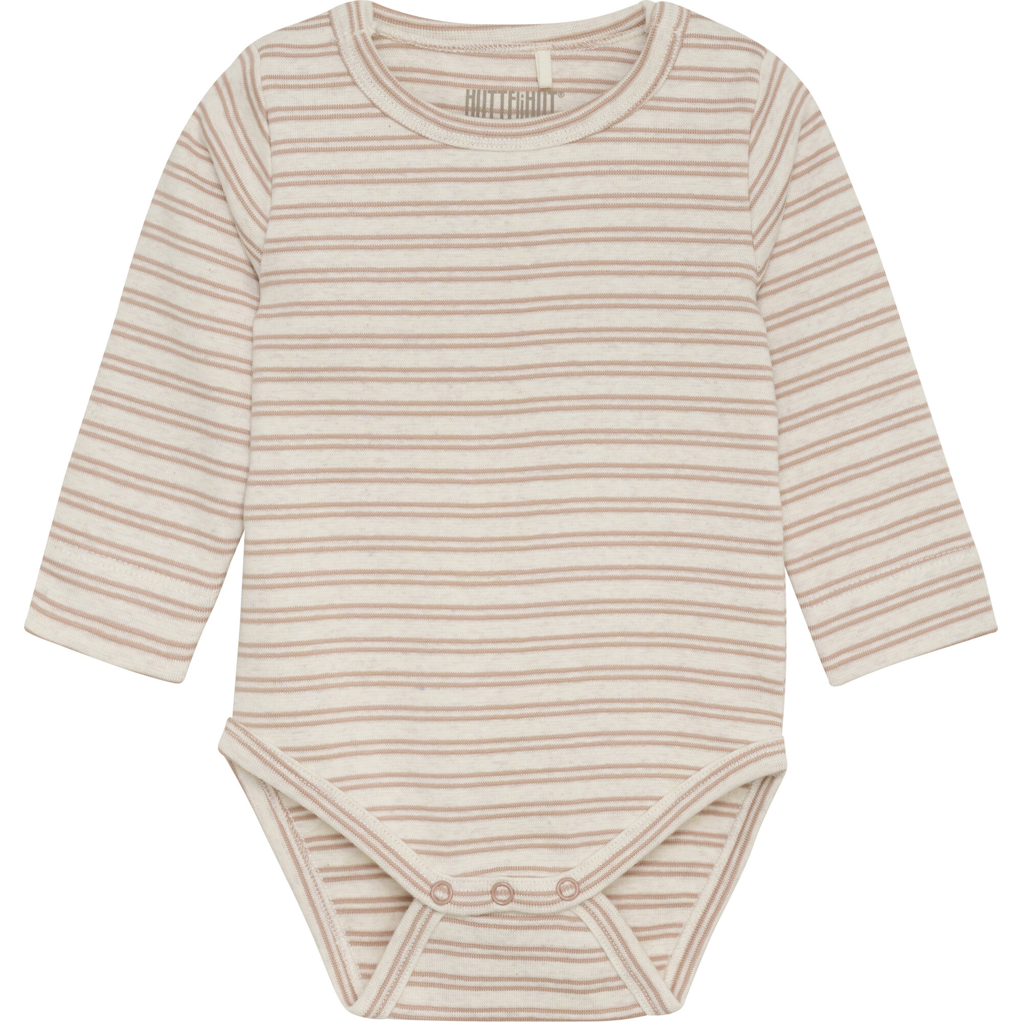 Long Sleeve Soft Baby Onesie, Mahogany Rose - Onesies - 1