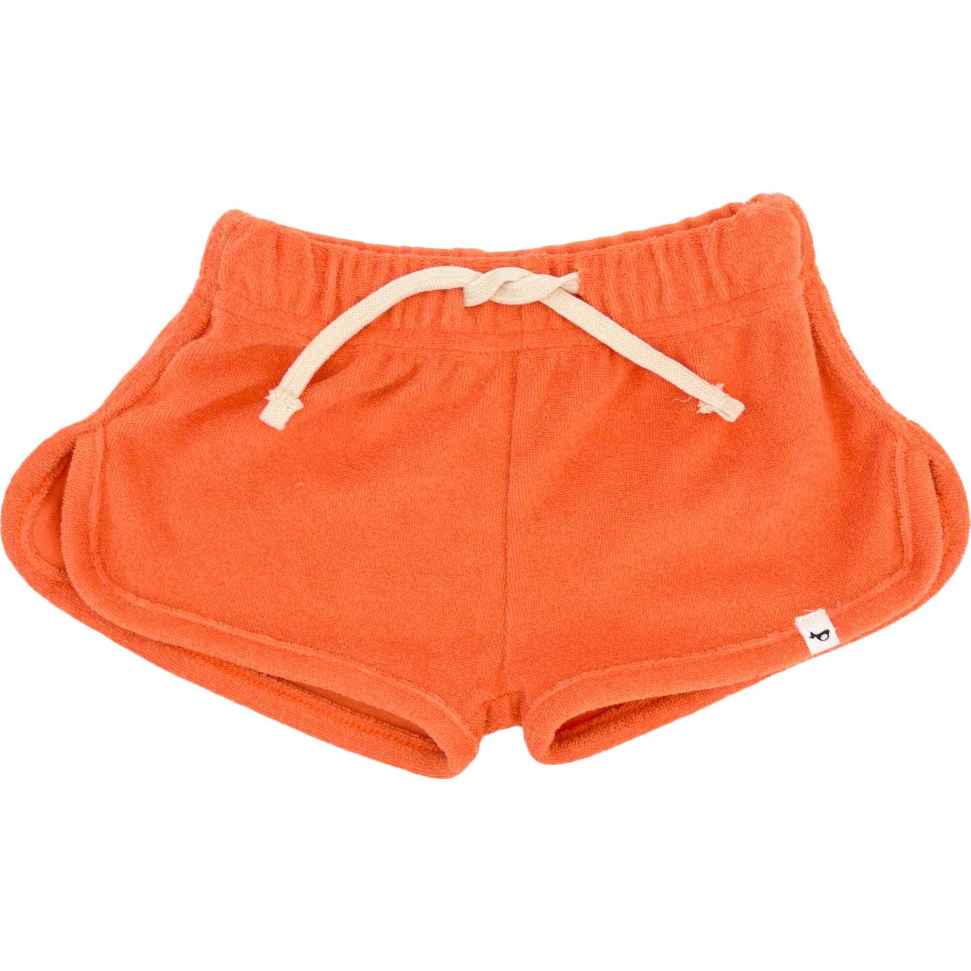 Drawstring Shorter Terry Track Short, Dreamsicle - Shorts - 1