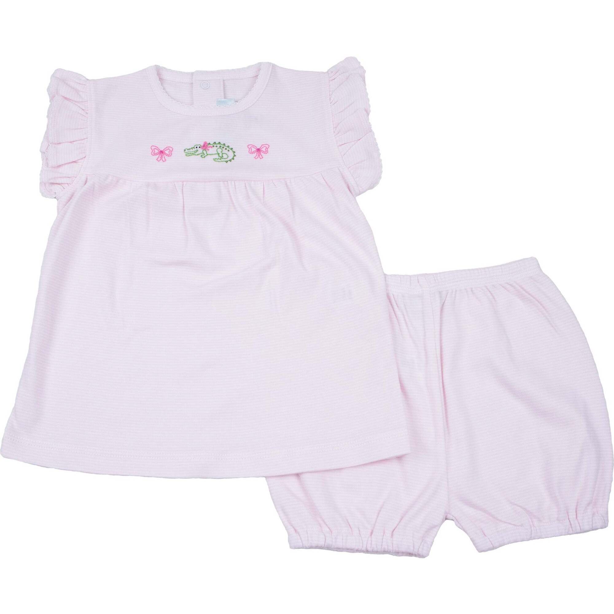 Gator Short Play Set, Infant Girls, Pink Multi - Mixed Apparel Set - 1