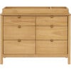 Bondi 6-Drawer Assembled Dresser in Honey - Dressers - 5