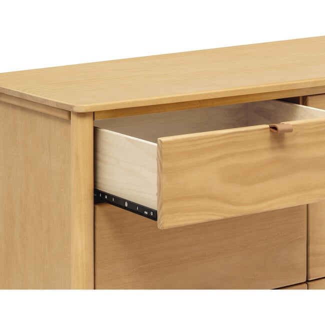 Bondi 6-Drawer Assembled Dresser in Honey - Dressers - 6