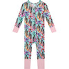Irina Convertible One Piece, Blue - Rompers - 1 - thumbnail