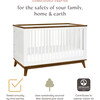 Scoot 3-in-1 Convertible Crib with Toddler Bed Conversion Kit, Natural Walnut - Cribs - 7