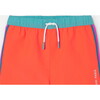 Boy Swim Shorts, Pink & Multicolours - Swim Trunks - 3