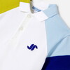 Boy Embroidered Cotton Pique Polo Shirt, White & Multicolours - Polo Shirts - 4