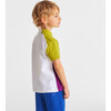 Boy Embroidered Cotton Pique Polo Shirt, White & Multicolours - Polo Shirts - 7