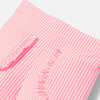 Baby Girl Seersucker Shorts, White & Coral - Shorts - 4