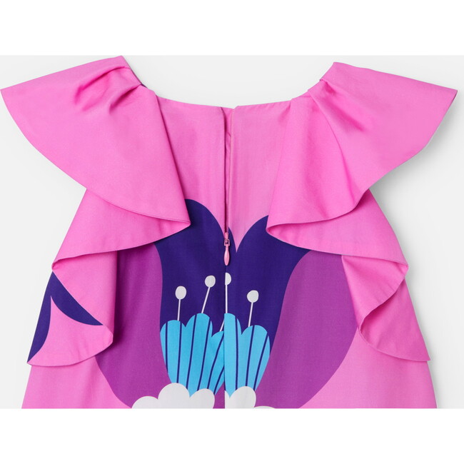 Poplin Dress, Pink & Multicolours - Dresses - 4