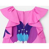 Poplin Dress, Pink & Multicolours - Dresses - 4