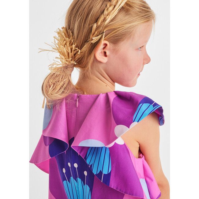 Poplin Dress, Pink & Multicolours - Dresses - 8