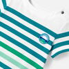 Baby Boy Striped Romper, White & Multicolours - Rompers - 4