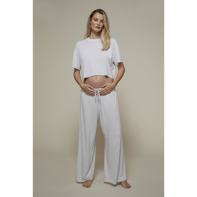 The Cloud Maternity Lounge Pant Pant, Heather Grey - Loungewear - 2