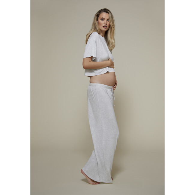The Cloud Maternity Lounge Pant Pant, Heather Grey - Loungewear - 3