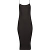 Women's Brigitte Lightweight Maternity Midi Dress, Black - Dresses - 1 - thumbnail