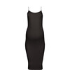 Women's Brigitte Lightweight Maternity Midi Dress, Black - Dresses - 4