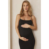 Women's Brigitte Lightweight Maternity Midi Dress, Black - Dresses - 5