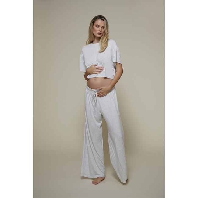 The Cloud Maternity Lounge Pant Pant, Heather Grey - Loungewear - 5