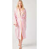 Womens Retro Stripe Robe - Robes - 1 - thumbnail