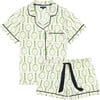 Womens Tennis Time Pajama Shorts Set - Pajamas - 1 - thumbnail