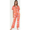 Womens New York Toile Pajama Pants Set - Pajamas - 2