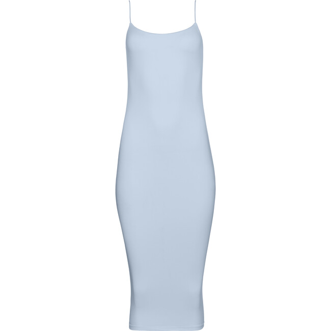 Women's Brigitte Lightweight Maternity Midi Dress, Blue - Dresses - 7