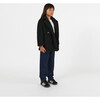 Anouck Kids Noir Vegan Shearling Coat - Faux Fur Coats - 3