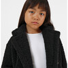 Anouck Kids Noir Vegan Shearling Coat - Faux Fur Coats - 5