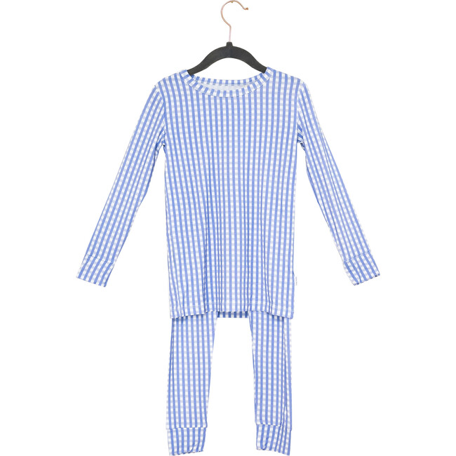 Gingham Pajamas, French Blue