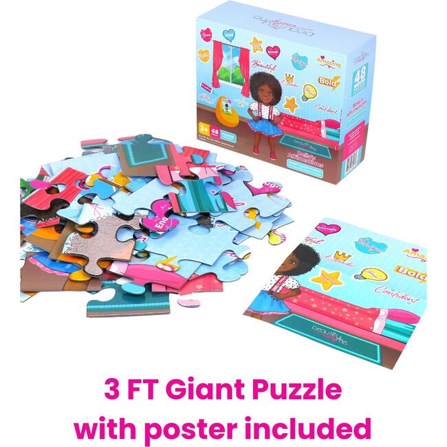 Bella's Affirmations 3 foot Giant 48-Piece Floor Jigsaw Puzzle & Poster - Puzzles - 2