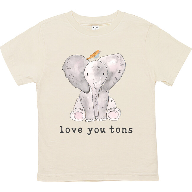 Love You Tons Unbleached Toddler Tee