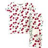 Kids Short Sleeve Pajamas, Cherries - Pajamas - 1 - thumbnail