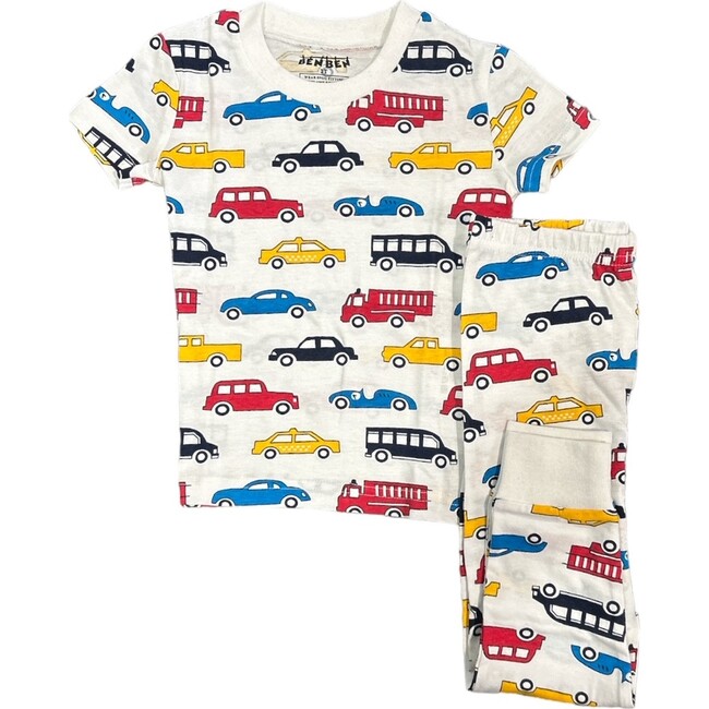 Kids Short Sleeve Pajamas, Cars