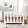 Modo 3-In-1 Convertible Crib with Toddler Bed Conversion Kit, White - Cribs - 2