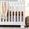Modo 3-In-1 Convertible Crib with Toddler Bed Conversion Kit, White - Cribs - 3