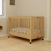 Maki Full-Size Portable Folding Crib With Toddler Bed Conversion Kit, Honey - Cribs - 3