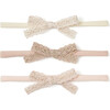 Tea Party Picnic Sparkle Lace Headband, Metallic - Bows - 1 - thumbnail