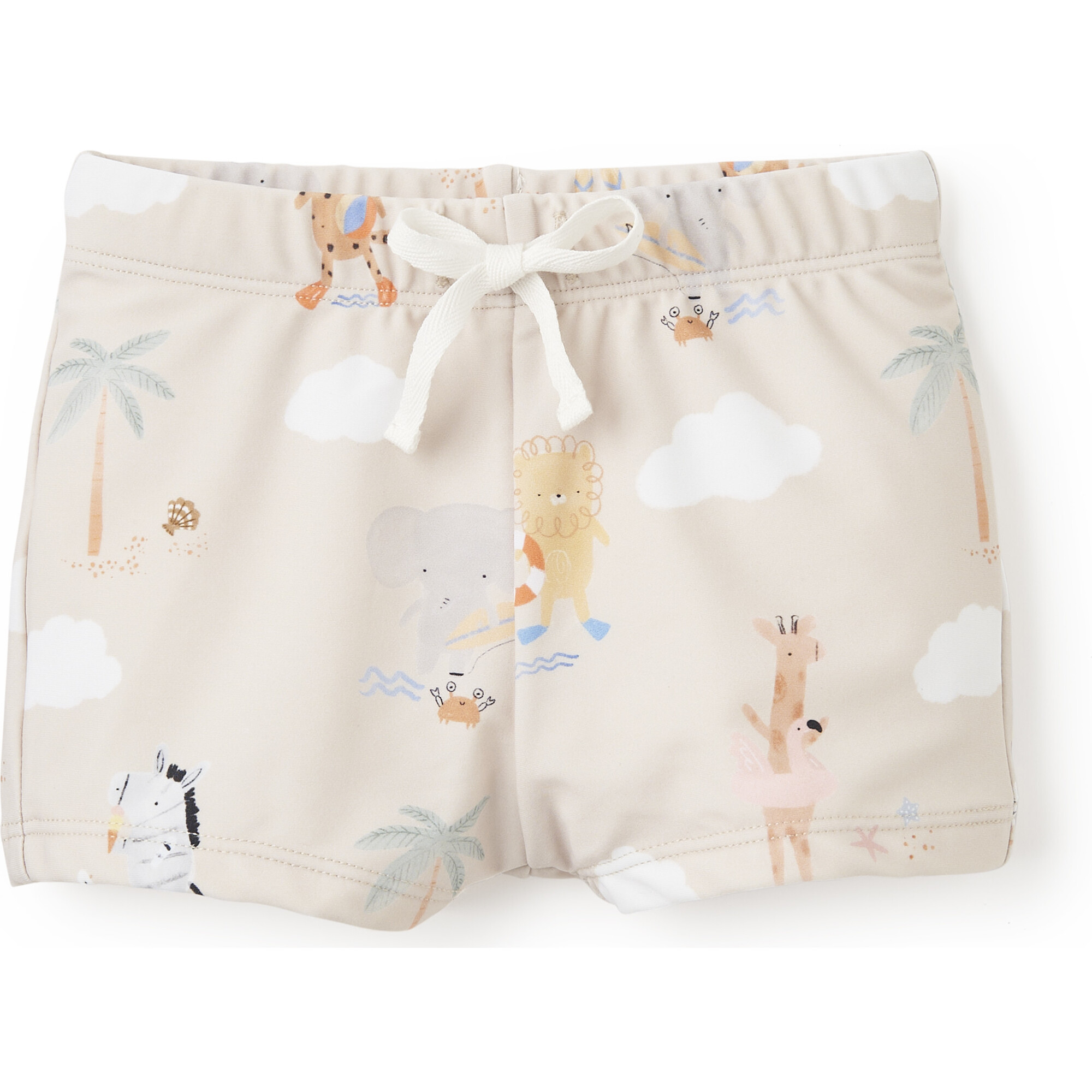 Seaside Safari Rainy Day Swim Shorts, Multicolors - Swim Trunks - 1