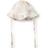 Seaside Safari Organic Muslin Sunhat, Tan - Hats - 1 - thumbnail