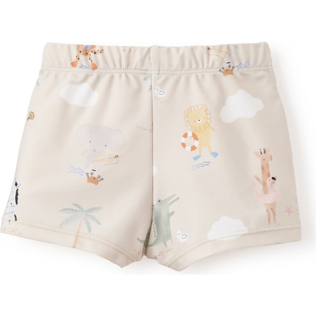 Seaside Safari Rainy Day Swim Shorts, Multicolors - Swim Trunks - 3