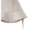 Seaside Safari Natural Linen Bucket Hat, Tan - Hats - 2