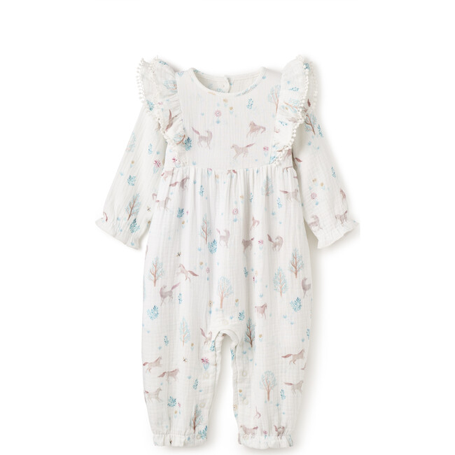 Pony Meadow Organic Muslin Jumpsuit, Multicolors