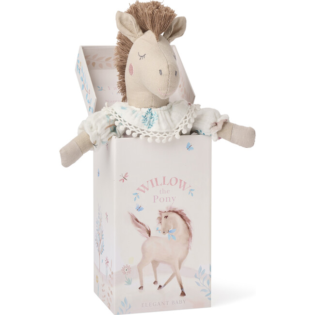 Pony Meadow Linen Toy 10-Inch Boxed, Multicolors - Plush - 2