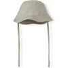 Pond Friends Olive Green Linen Bucket Hat, Green - Hats - 1 - thumbnail