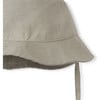 Pond Friends Olive Green Linen Bucket Hat, Green - Hats - 2