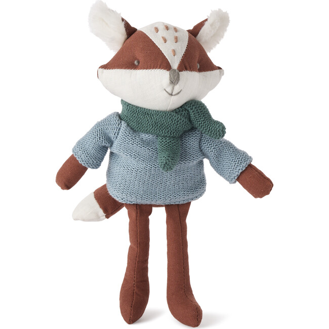 Linen Toy Fox 10-Inch Boxed, Multicolors