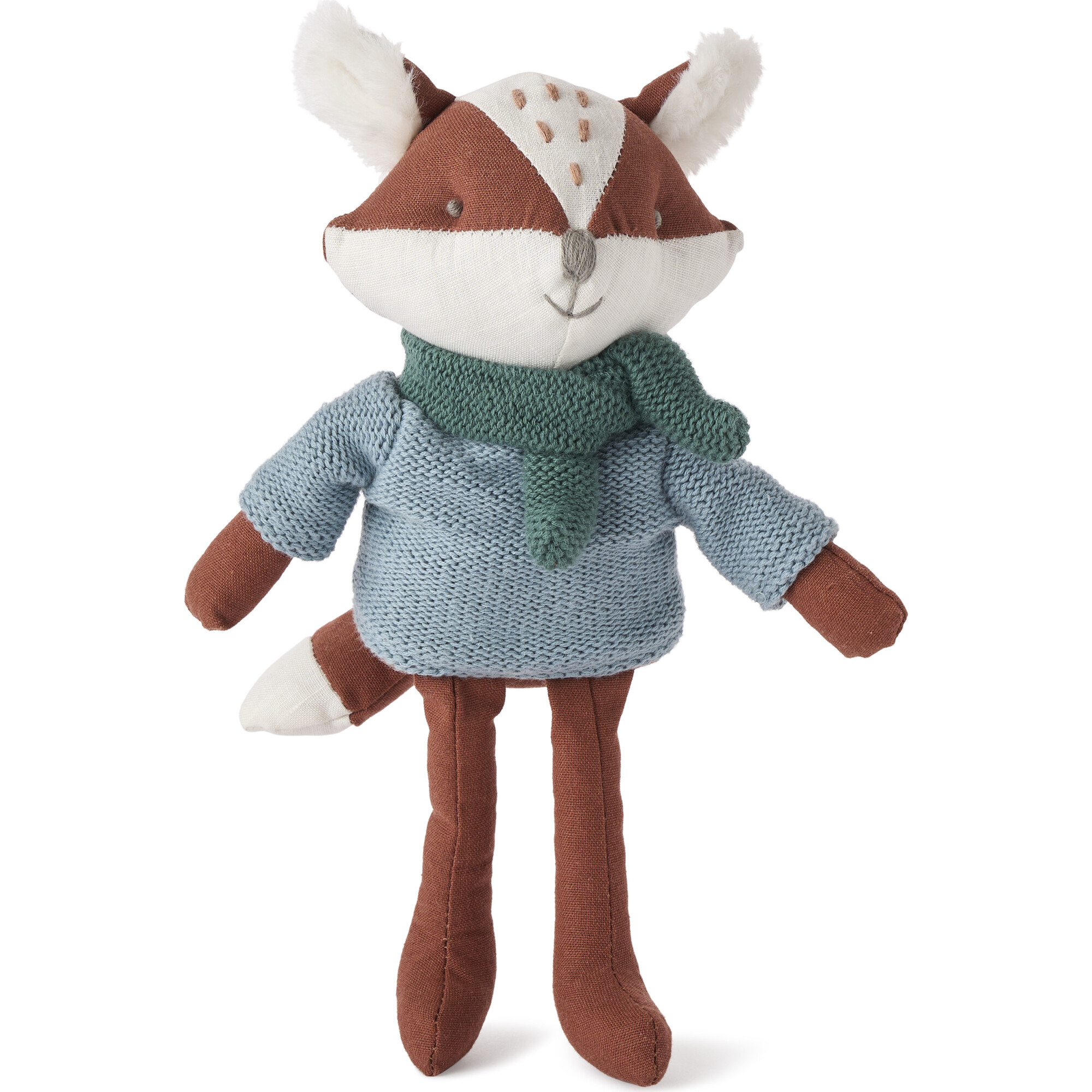 Linen Toy Fox 10-Inch Boxed, Multicolors - Plush - 1